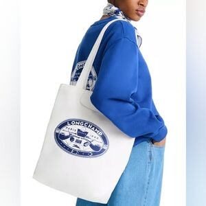 Longchamp Le Pliage Constantin Tote | Ecru